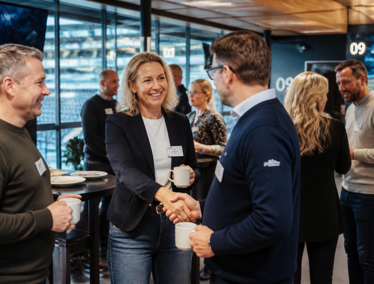 Deltagare på en nätverksträff